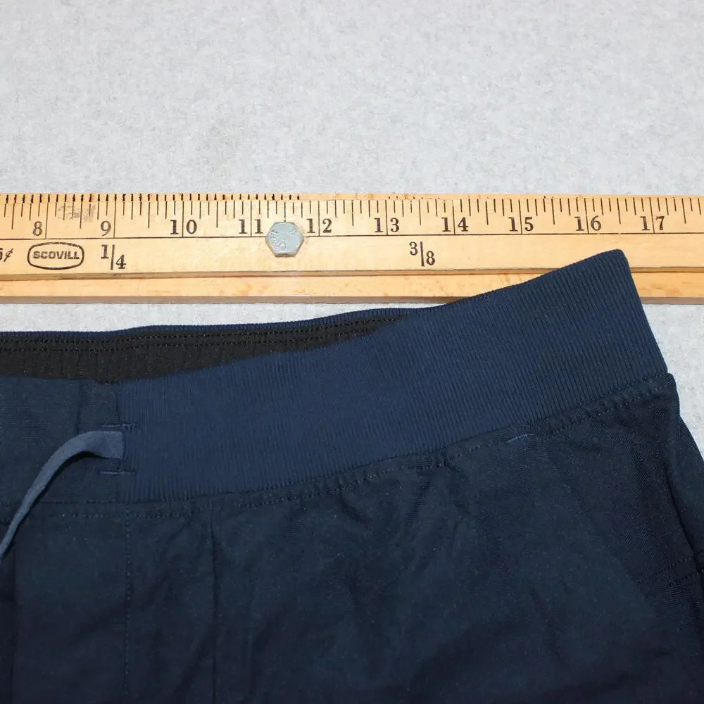 Lululemon Jogger Pants Men XL Blue Elastic Waist Pockets Athletic Comfort Gym